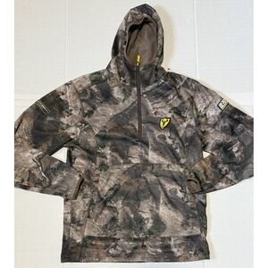 Mossy Oak Terra Camo Scent Blocker Cold Fusion Carbon Hoodie Hunting - Men Small